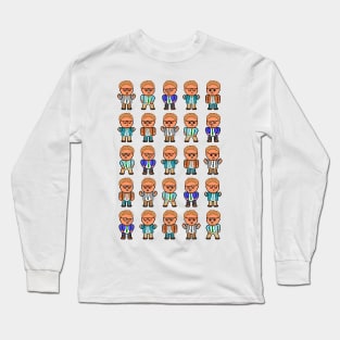 Pixel Matt Foley Seamless Long Sleeve T-Shirt